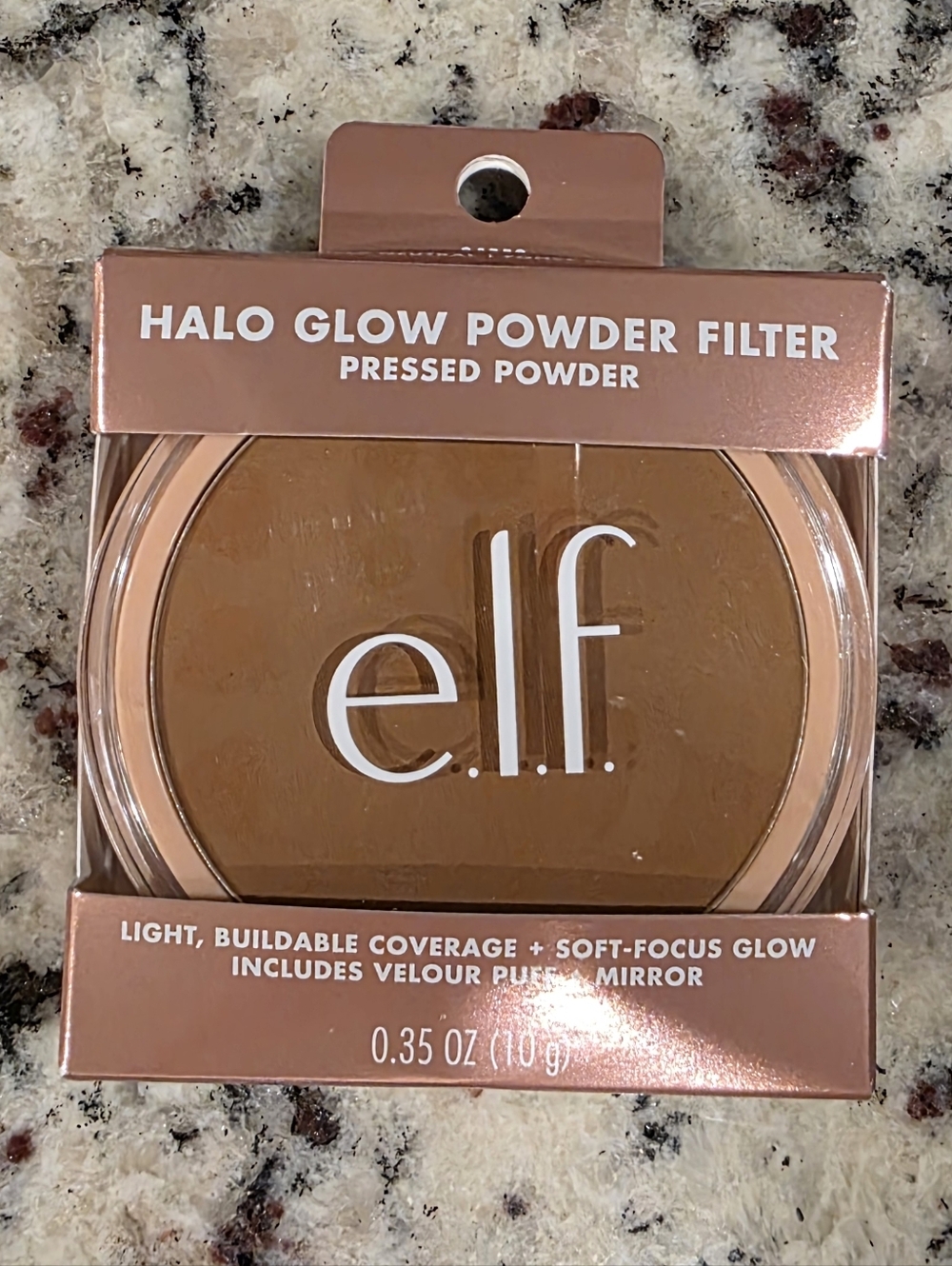 e.l.f. Halo Glow Powder Filter Pressed Powder - Deep Neutral - NEW/UNUSED